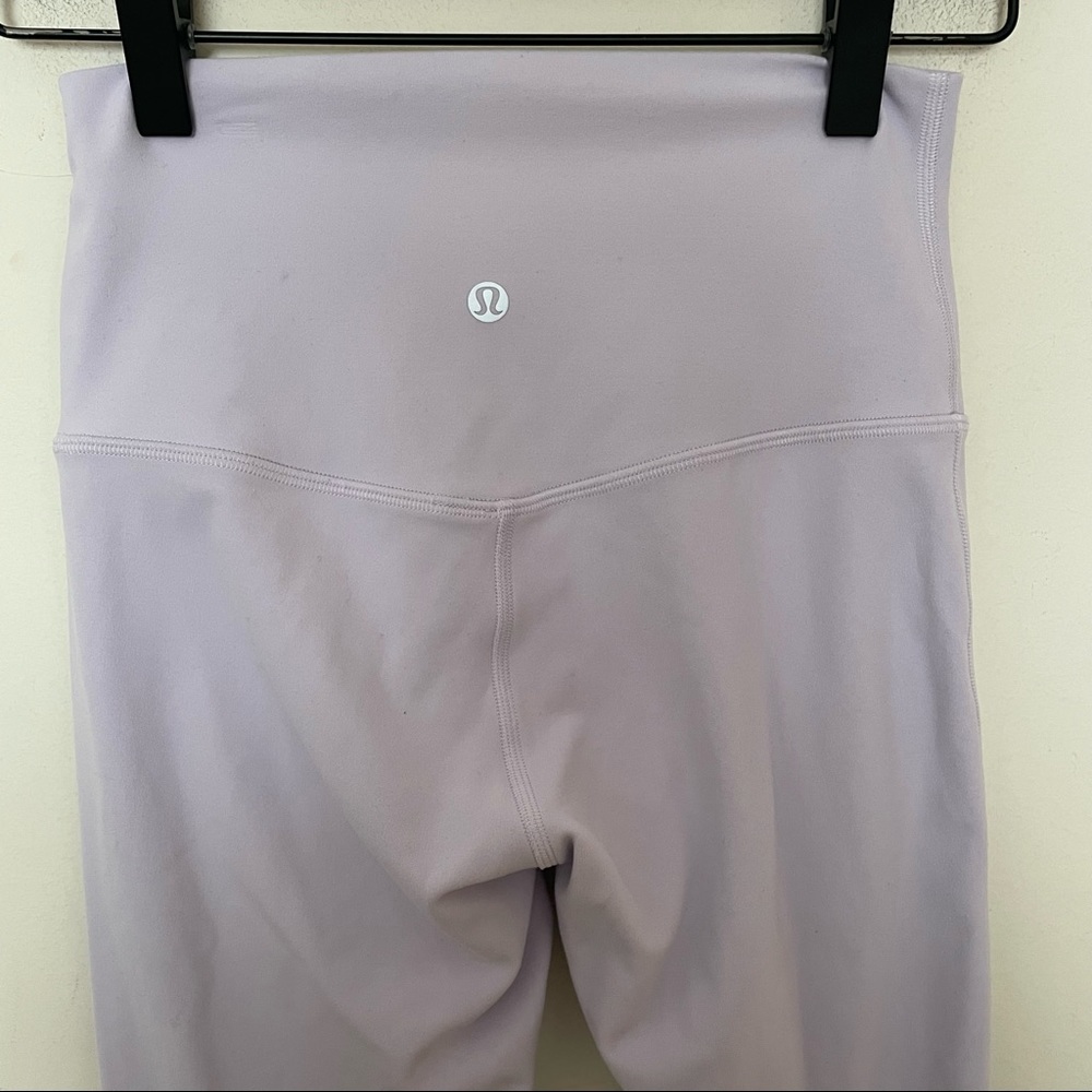 Lululemon Align buttery-soft Nulu™ Crop *21" Lavender Dew Size 4 - Picture 6 of 12